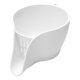 thumbnail image 4 of Cesta de drenaje, colador de lavado, accesorios, aparatos, utensilios de cocina, filtrado, rejilla de drenaje, cesta para alimentos, colador, tazón blanco, 4 of 9