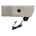 thumbnail image 3 of K-Living Nolan Fabric Sectional in Almond Color with USB Port & 2 Throw Pillows, 3 of 5