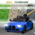 thumbnail image 6 of BMW M4 12V Kids Ride On Toy Car with Remote Control, Toddler Electric Car with 3 Speeds,USB,MP3,Bluetooth,LED Lights,Battry Powered Ride On Car For Kids Aged 3+,Blue, 6 of 8