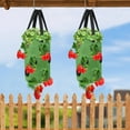 thumbnail image 2 of TSV 13.8 in Green Upside-Down Hanging Planters with 13 Growth Ports (2 Count), 2 of 7