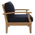 thumbnail image 3 of Modway Marina 3 Piece Outdoor Patio Teak Set in Natural Navy, 3 of 6