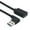 0.3m-Bend right, variant on USB3.0 Extension Cable 90 Degree Right/Left Angled Male to Female Adapter Cord for Computer Device Protecting