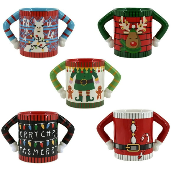 HOLIDAY TIME UGLY SWEATER MUG, UGLY SWEATER MUG