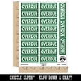 thumbnail image 2 of Overdue Payment Library Book Sticker Set - Dark Green - Matte Finish - 2.00" Large, 2 of 7