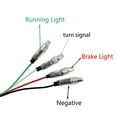 thumbnail image 5 of 2pcs Motorcycle LED Brake Lamp Running Turn Signal Tail Light For Bobber Cafe, 5 of 8