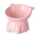 thumbnail image 1 of Cuenco para gatos, cuenco para comida de mascotas, protección para el cuello, estación de alimentación para mascotas, cuenco inclinado rosa Fernando Cuencos para gatos elevados, 1 of 8