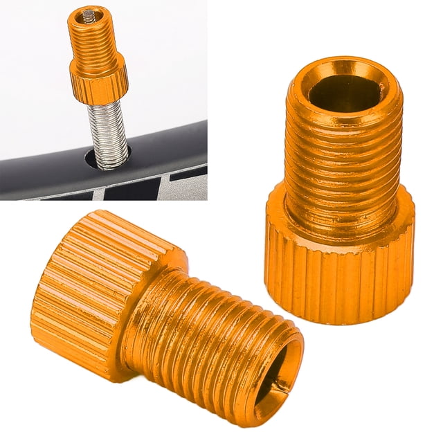 Adaptador de Bomba de Bicicleta de Montaña, Anillo de Sellado de Goma Convertidor de bicicleta Oxidacia Anódica de Superficie Larga Vida Útil para Bicicleta