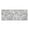 Gray, variant on Cloud 9 Leaves Bath Runner | Long Microfiber Non-Skid Mat with Tufted Design -  18" x 45"