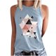 thumbnail image 1 of Tops casuales de verano sin mangas para mujer, camisetas sin mangas con estampado de cuello redondo Pompotops  lopia991887, 1 of 6