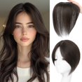 thumbnail image 1 of Hair Toppers Wirctp 100% cabello humano con flequillo para mujer, 1 of 9