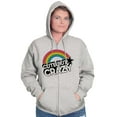 thumbnail image 5 of Cute But Crazy Sarcastic Funny Gym Zip Hoodie Sweatshirt Women Brisco Brands X, 5 of 6