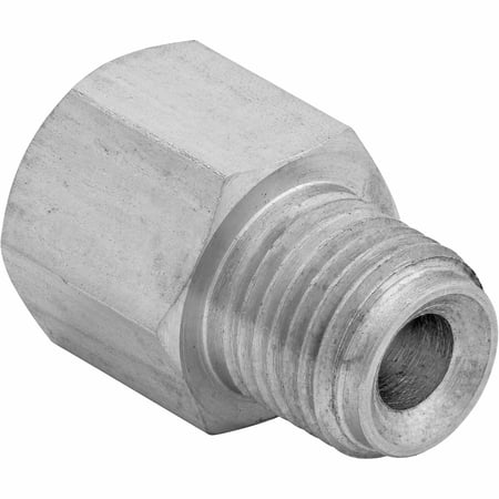 4LIFETIMELINES Stainless Steel Brake Line Adapter, F(1/2-20 Inverted) to M(7/16-24 Inverted), Bag of 10