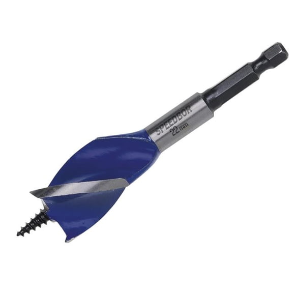 IRWIN - Blue Groove 6X Stubby Wood Bit 22 x 100mm