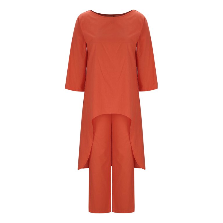 knee length dresses for ladies Moya Linen Top and Skirt Two-Piece Set in Light Yellow (Lemon) S
