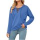 thumbnail image 1 of Sudadera para mujer Otoño Sudaderas Moda Solid Puttee Blusa de manga larga Casual Tops Sudaderas con capucha Tops Odeerbi  ODB-5, 1 of 6