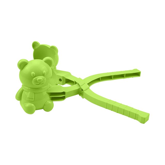 PVCS Moule à Neige Ours Mignon Pince en Forme d'Animal Outil de Sable de Neige Hiver Enfants