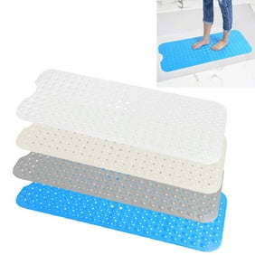 Estilo Extra Long Vinyl Bath Mat Non Slip Bathtub Mat Clear