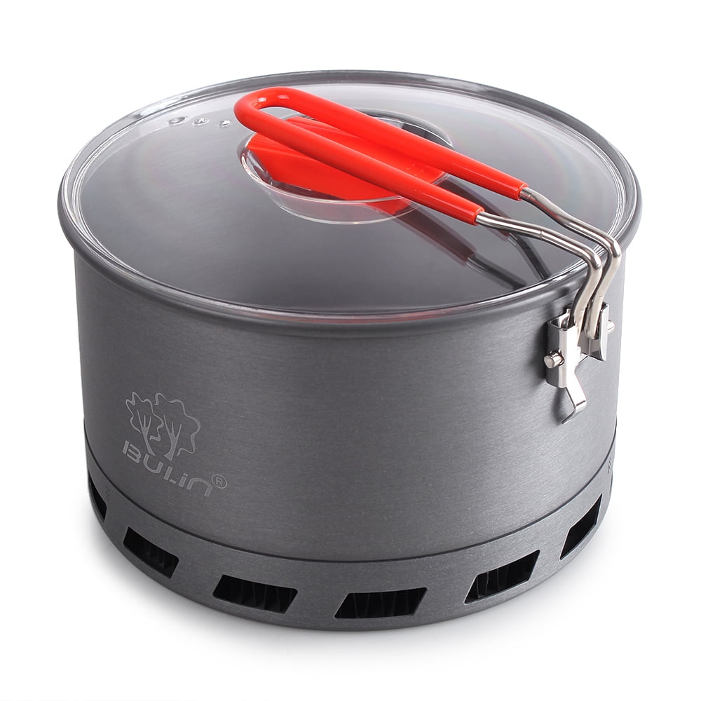2.1L Outdoor Cook Pot Cooking Equipment Tools Portable Hiking Camping Picnic Backpacking