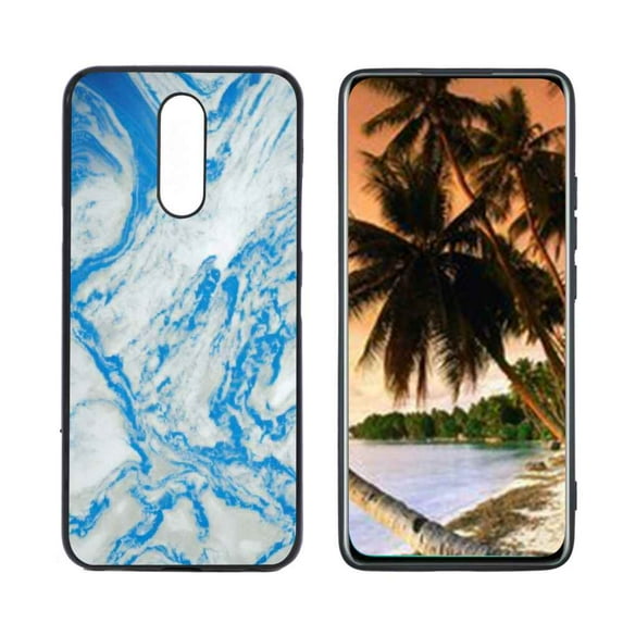 Blue-Marble-s-Men-39 Phone Case, Degined for LG X4 Case Men Women, Flexible Silicone Shockproof Case for LG X4