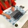 thumbnail image 3 of Sussexhome Large Mouse Pad for Desk - Cotton Mousepad for Desktop, Table, Office Desk Pad - Thin, Light, Portable Laptop Mat for Computer Mice - Machine Washable, Non-Slip, Foldable - 18" x 24", 3 of 8
