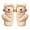 Beige, variant on GPOECD Adorable Bear Headphone Mittens Winter Warm for Girls Soft Lined Thermal Womens Winter Gloves 02_White,One Size