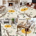 thumbnail image 5 of Bees Branches Area Rugs 5'x8', Washable Small Throw Rugs for Classroom Bedroom, Farmhouse Spring Botanical Elegant Indoor Outdoor Rug Non-Slip Low Pile Carpet Runner Reversible Floor Mats, 5 of 8