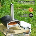 thumbnail image 2 of 12" Portable Pizza Oven Wood Pellet Oven Outdoor Camping 1000°F 90-Sec Bake, 2 of 9