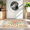 thumbnail image 6 of Bleum Cade Area Rugs for Doormat 2X3,Spring Boho Floral Rug, Machine Washable Non Slip Welcome Mat, Low Pile Carpet for Entryway, Kitchen, Front Door Indoor Entrance,Beige, 6 of 7