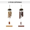 thumbnail image 7 of Ametoys Bamboo Coconut Shell Wind Chimes  Bamboo Wind chimes for Home Courtyard and Garden Decoration Dark Colored Coconut Shell 6 Tubes, 7 of 7