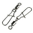 thumbnail image 6 of 210 PCS Fishing Rolling Ball Bearing Barrel Swivel with Safety Snap Connector Fishing Accessories #2#4#5#6#8, 6 of 6