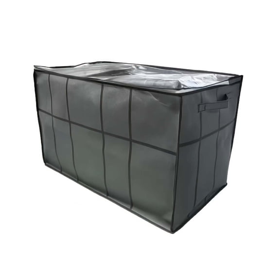 Extra Large Blanket Storage Bags, Foldable Comforter Storage with Reinforced Handles, Clothes Storage Containers for King Comforter, Bedding, Pillow, Sheet, Storage Bin