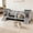 Gray (80.12"L x 22.82"W x 28.64"H), variant on Aivituvin Rabbit Hutch Indoor and Outdoor, Wooden Rabbit Cage with Wheels, Mobile Bunny House with Leakproof Tray and Removable Wire Floor, Guinea Pig Cage with Run (Brown)