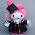 thumbnail image 3 of Muñeco de peluche de Sanrio Anime de 25/35 cm, Cinnamoroll, My Melody, Kuromi, Hello Kitty, para graduación, regalo para niña, 3 of 5