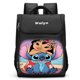 thumbnail image 3 of Mochila grande con dibujos animados de Disney Stitch para niños y niñas, mochila escolar para hombres y mujeres, mochila de viaje duradera y con múltiples compartimentos, 3 of 5