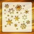 thumbnail image 4 of Honeeladyy Large Snowflake Stencils, 7.8x7.8 inch Christmas Snowflake Stencil Template for Painting, Snowflake Stencils for Crafts Reusable, Snowflake Stencil for Painting On Wood Walls Glass, 4 of 6