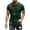 Green, variant on COSFO Floral Men T Shirts Crew Neck Black Casual Short Sleeve Tops Pullover Slim T Shirts