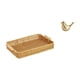 thumbnail image 1 of Cesta de frutas tejida dorada, figura de pájaros, cuenco moderno para servir refrigerios, estatua de animal, plato de pan, decoración del hogar, adorn, 1 of 8