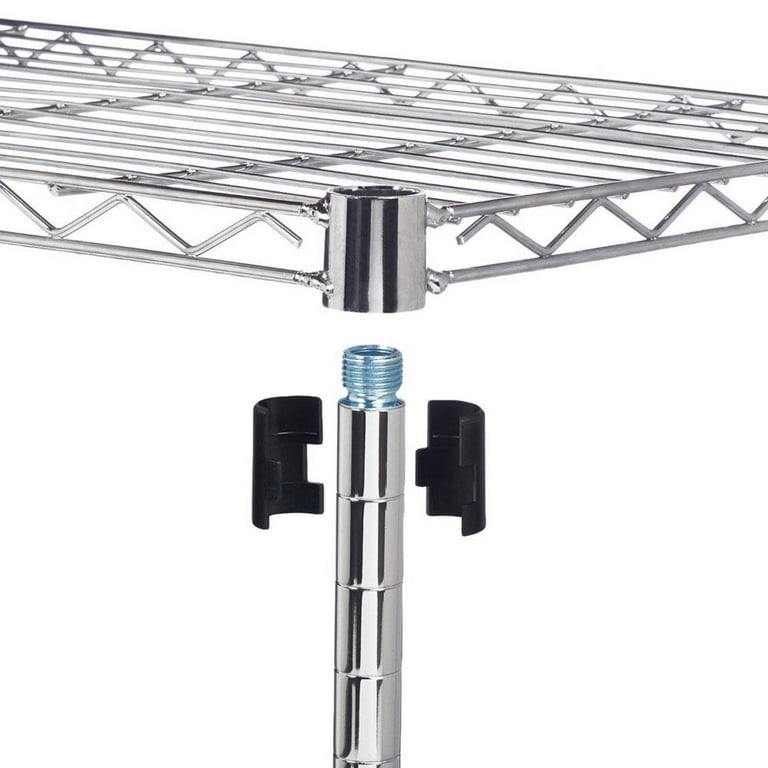 Ktaxon 5-Tier Wire Shelving, 35''L x 14''W x 71''H Kitchen Garage