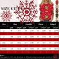 3/4 Sleeve Tees for Women Christmas Crew Neck Snowflake Christmas Tree