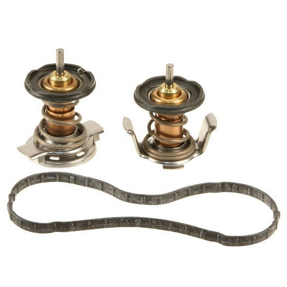 Thermostat - Compatible with 2008 - 2010 Ford F-250 Super Duty 6.4L V8 2009