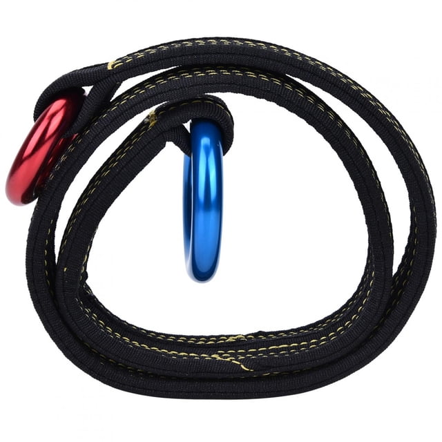 Durable Climbing Rescue Wire Lanyard with Two Hanging Rings for On-tree Garden Work