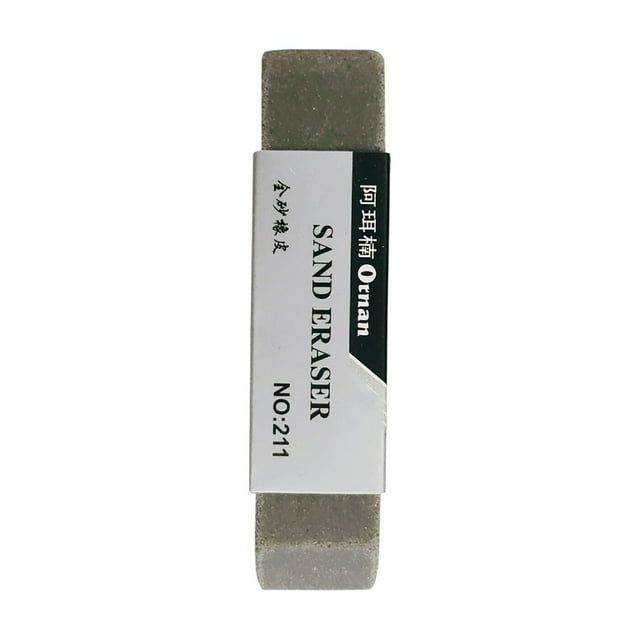 Precision Eraser Non-Abrasive Anti-Burr Sand Eraser for Calligraphy Drawing & Exam Preparation
