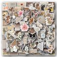 thumbnail image 1 of 120pcs Aesthetic Vintage Vinyl Stickers For Water Bottles Scrapbook Laptop, 1 of 4