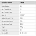 thumbnail image 3 of 3600/4500/5200KV 3650 Motor sin escobillas con 60A ESC para 1/8 1/10 Scx10 Hpi RC Car JShteea libre de BPA, 3 of 9