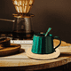thumbnail image 3 of Posavasos para bebidas, posavasos para mesa de café, se adaptan a todo tipo de tazas, mesa de madera, posavasos rústicos de granja son perfectos para decoración del hogar, regalo de inauguración de, 3 of 5
