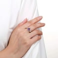 thumbnail image 4 of Amethyst Star Solitaire Ring, 4 of 9