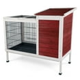 thumbnail image 4 of Petsfit Spacious Comfortable Large Rabbit Hutch with Ventilation and Pull Out Tray, Indoor and Outdoor Guinea Pig Cage, 4 of 10