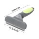 thumbnail image 2 of Cepillo para gatos y perros de gran tamaño que reduce eficazmente la caída del pelo y los nudos, 2 of 3