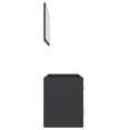 thumbnail image 3 of vidaXL 2 Piece Bathroom Furniture Set Grey Engineered Wood, 3 of 5