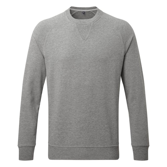 Asquith & Fox - Jersey Coastal Vintage Wash para Hombre (Gris Jaspeado)